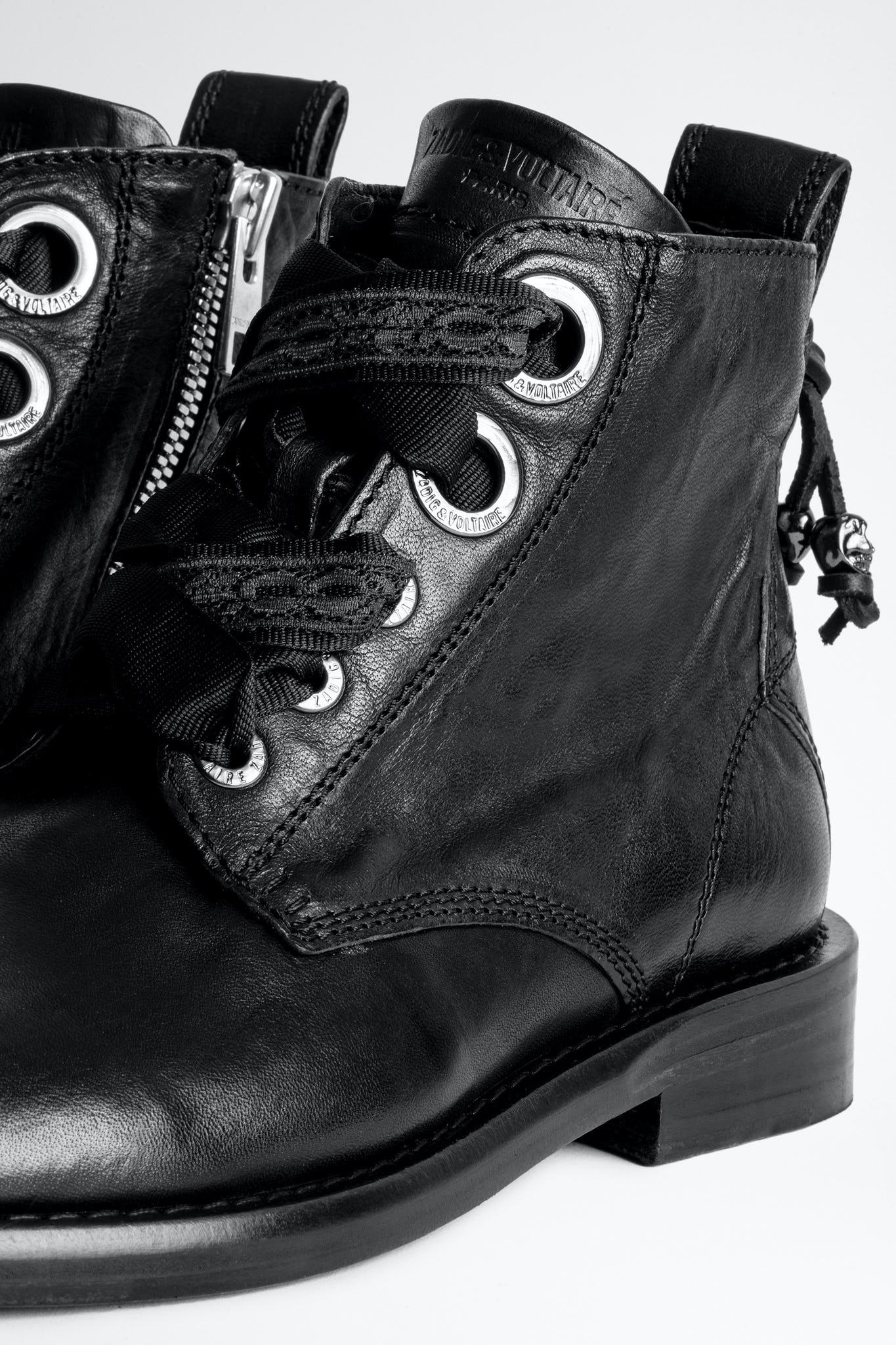Laureen Roma Boots - Black by Zadig & Voltaire — view 3