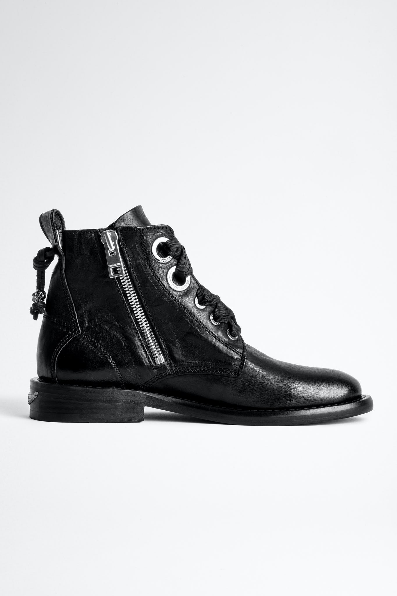 Laureen Roma Boots - Black by Zadig & Voltaire — view 4