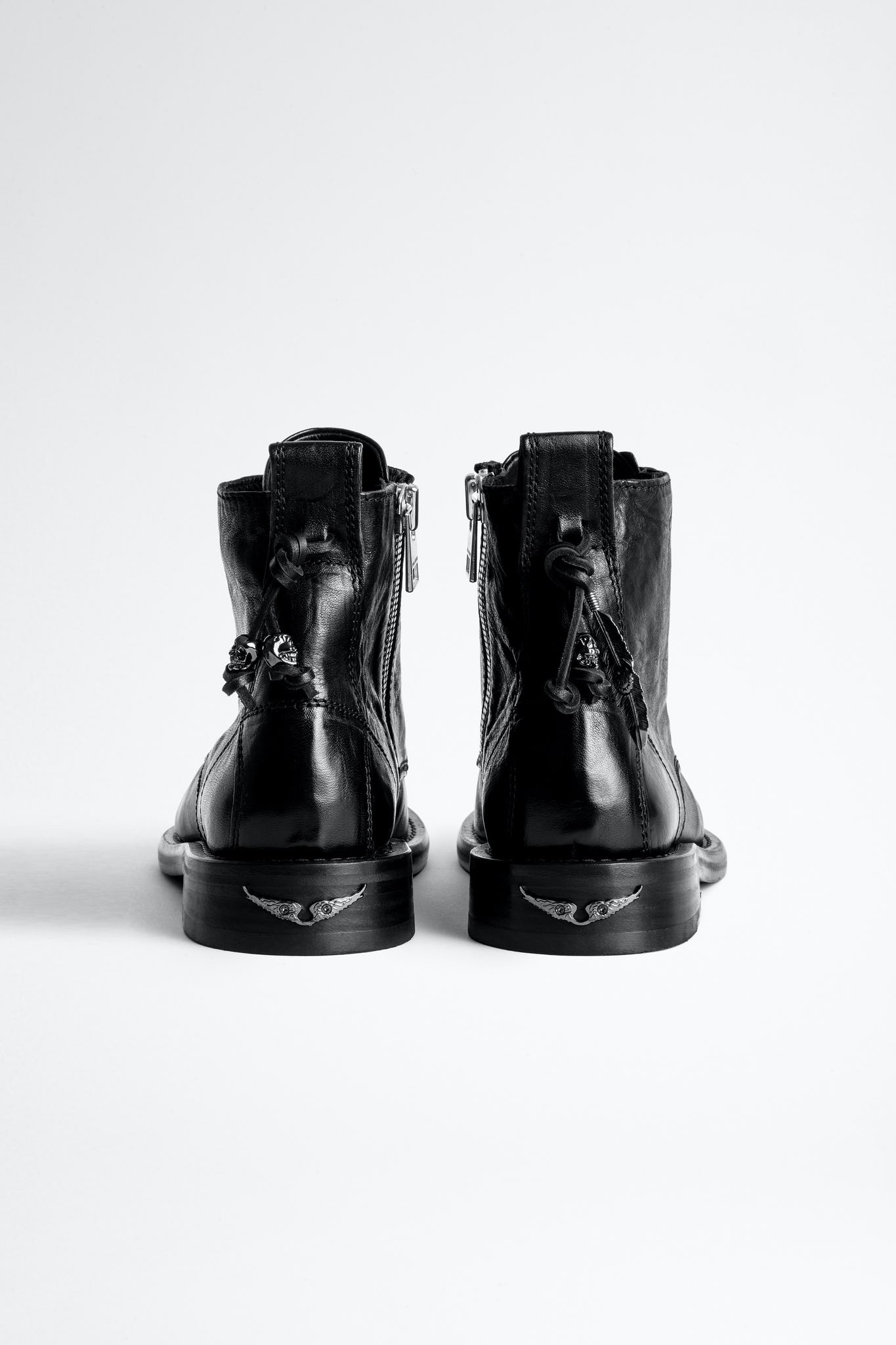 Laureen Roma Boots - Black by Zadig & Voltaire — view 5