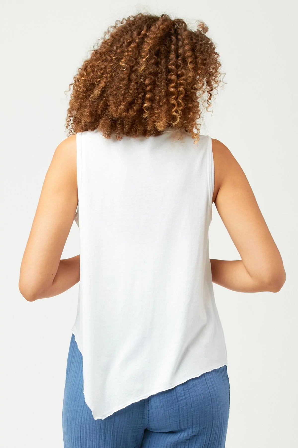 Lazzaro Tank - White by XCVI — view 3