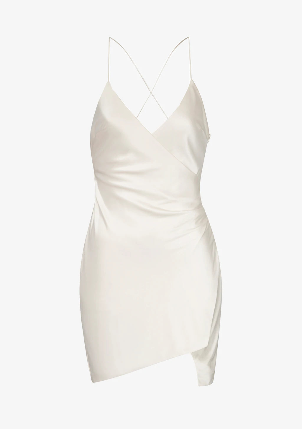 Leah Silk Dress - Pearl by SER.O.YA — alternate view