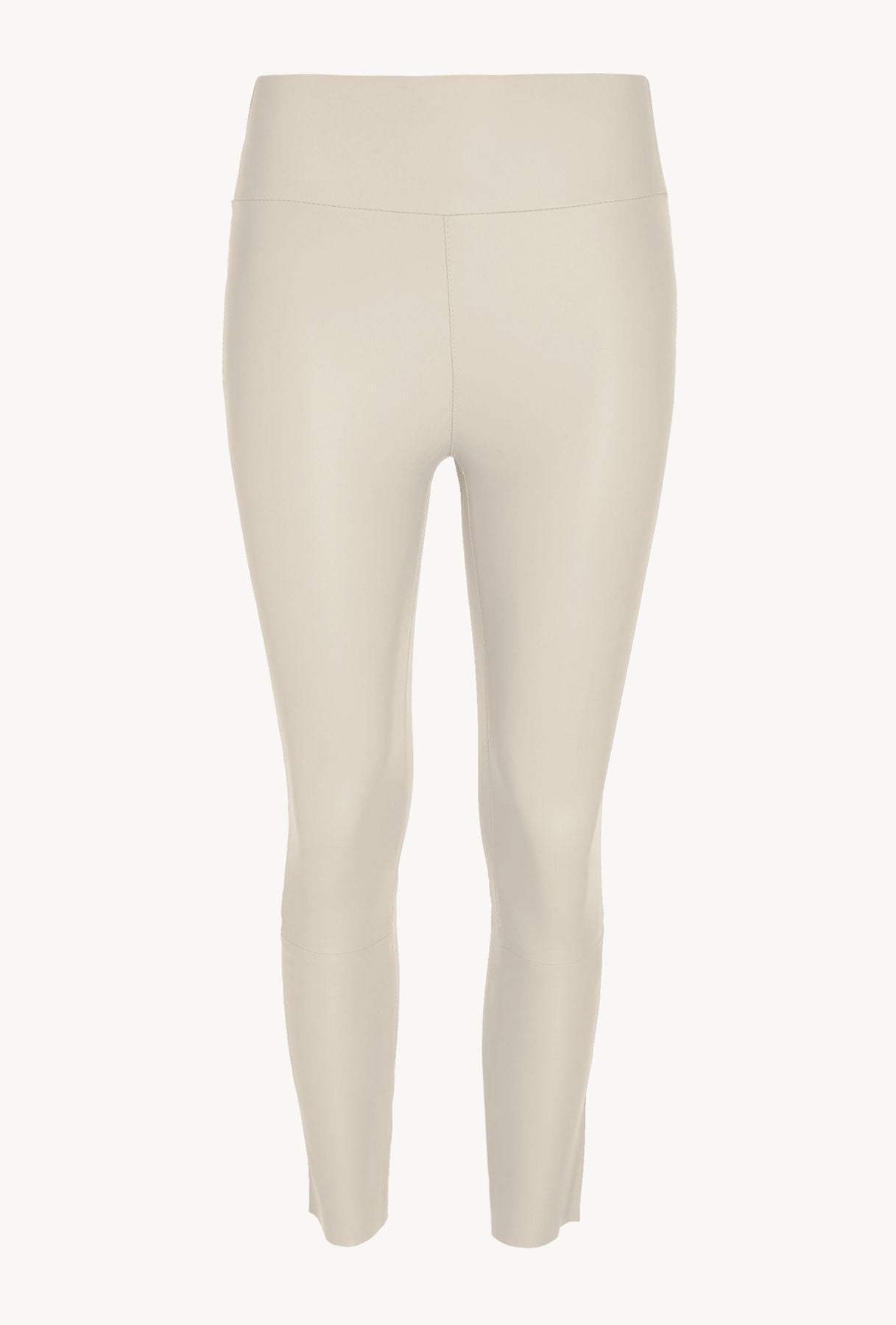 Capri Leather Legging - Off White by SPRWMN — view 5