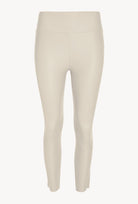 Capri Leather Legging - Off White by SPRWMN — view 5