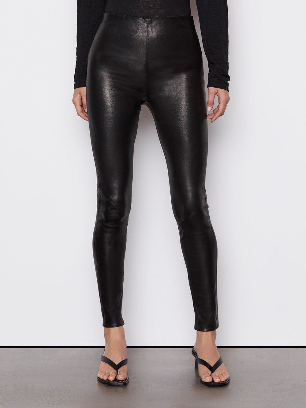 Leather Leggings - Noir by Frame | 25 South Boutiques