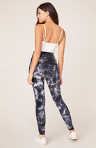 To Dye For Tie Dye Leggings - Black by BB Dakota — alternate view