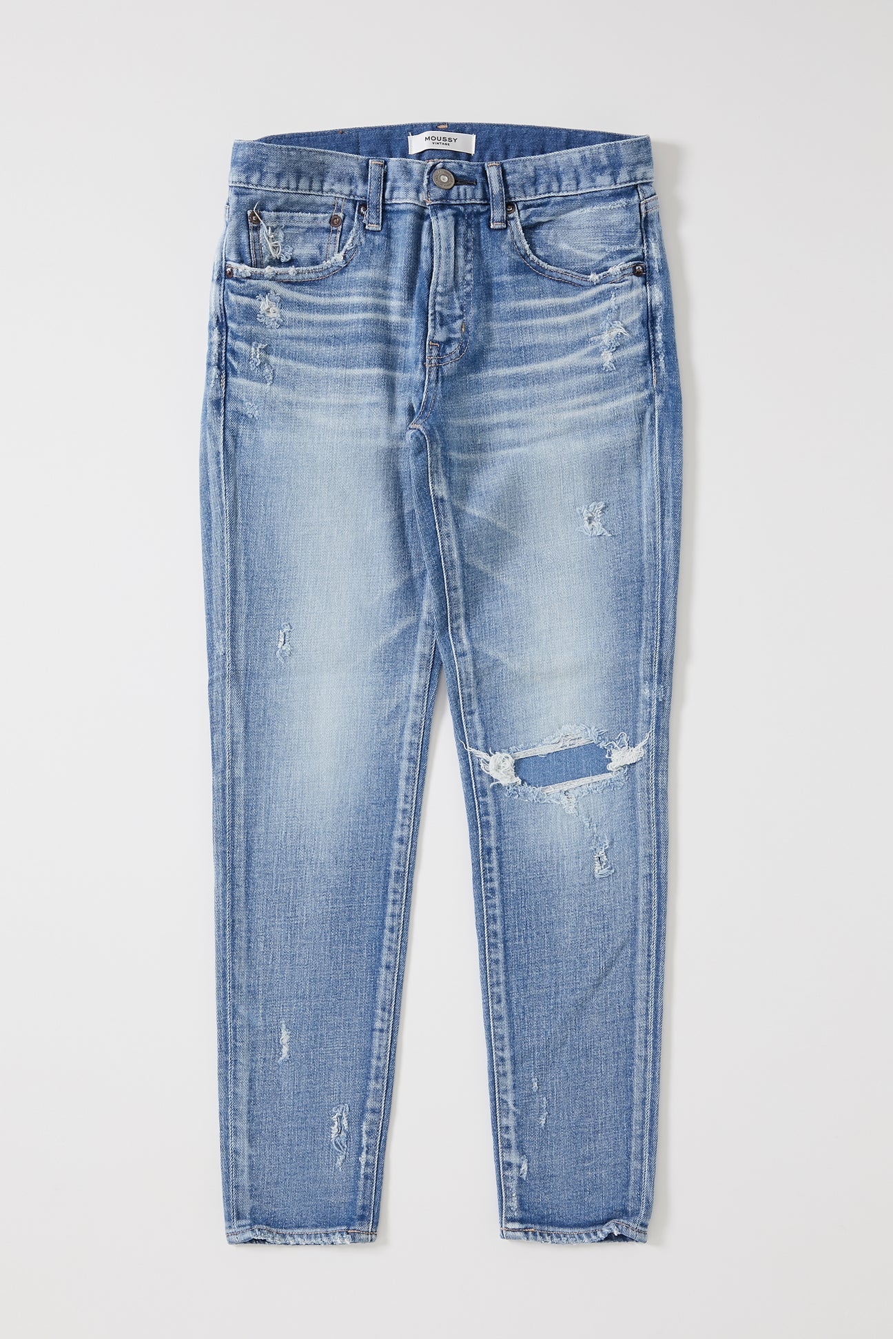 Lenwood Skinny - Light Blue by Moussy — view 6