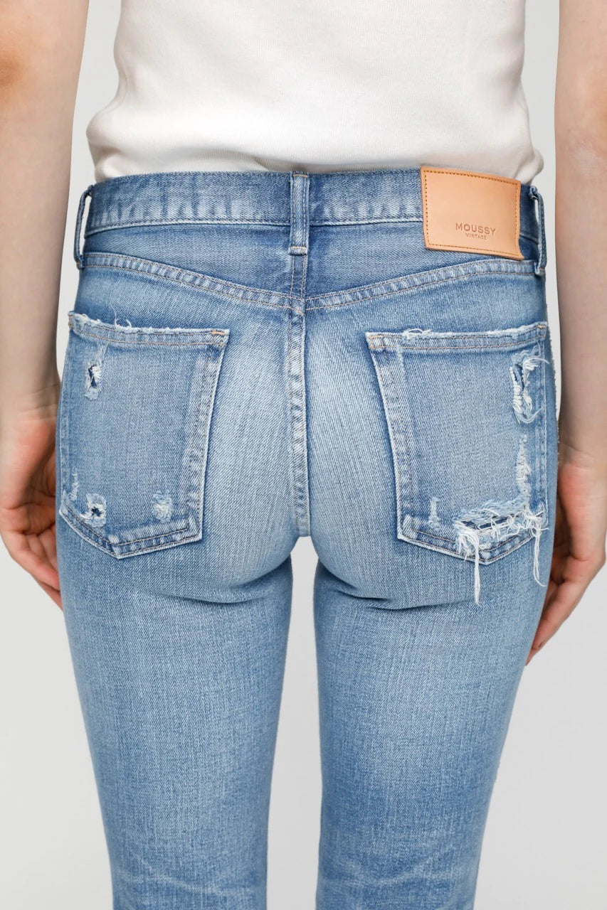 Lenwood Skinny - Light Blue by Moussy — view 5