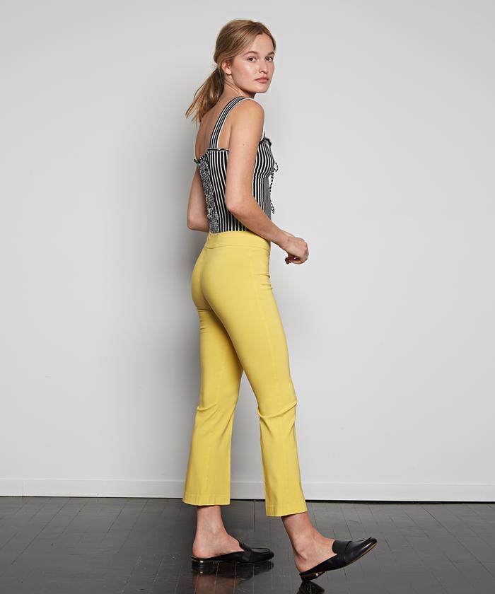 Leo Pants - Canary by Avenue Montaigne — alternate view