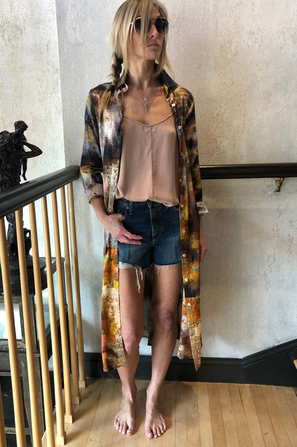 Button Up Shirt Dress - Leo by Unbreakable Evolution — alternate view
