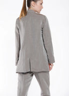 Letizia Long Blazer - Dark Brown by Masons — alternate view
