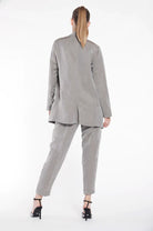 Letizia Long Blazer - Dark Brown by Masons — view 4