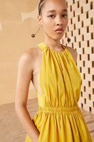 Leyna Dress - Forsythia by Ulla Johnson — view 4