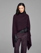 Chloe Stretch Linen Pants - Plum by Sarah Pacini — view 4
