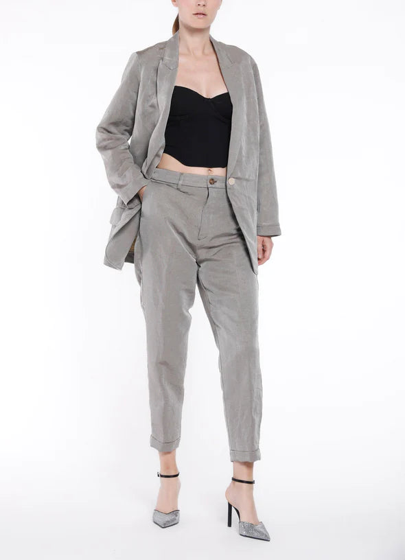 Linda Summer Chino Pants - Dark Brown by Masons | 25 South Boutiques