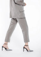 Linda Summer Chino Pants - Dark Brown by Masons — view 4