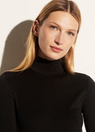 Long Sleeve Turtleneck - Black by Vince — alternate view
