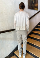 Fitted Trousers - Light Grey by Transit Par-Such — view 3