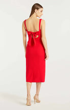 Luana Dress - Bright Crimson by Cinq A Sept — alternate view