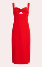 Luana Dress - Bright Crimson by Cinq A Sept — view 4