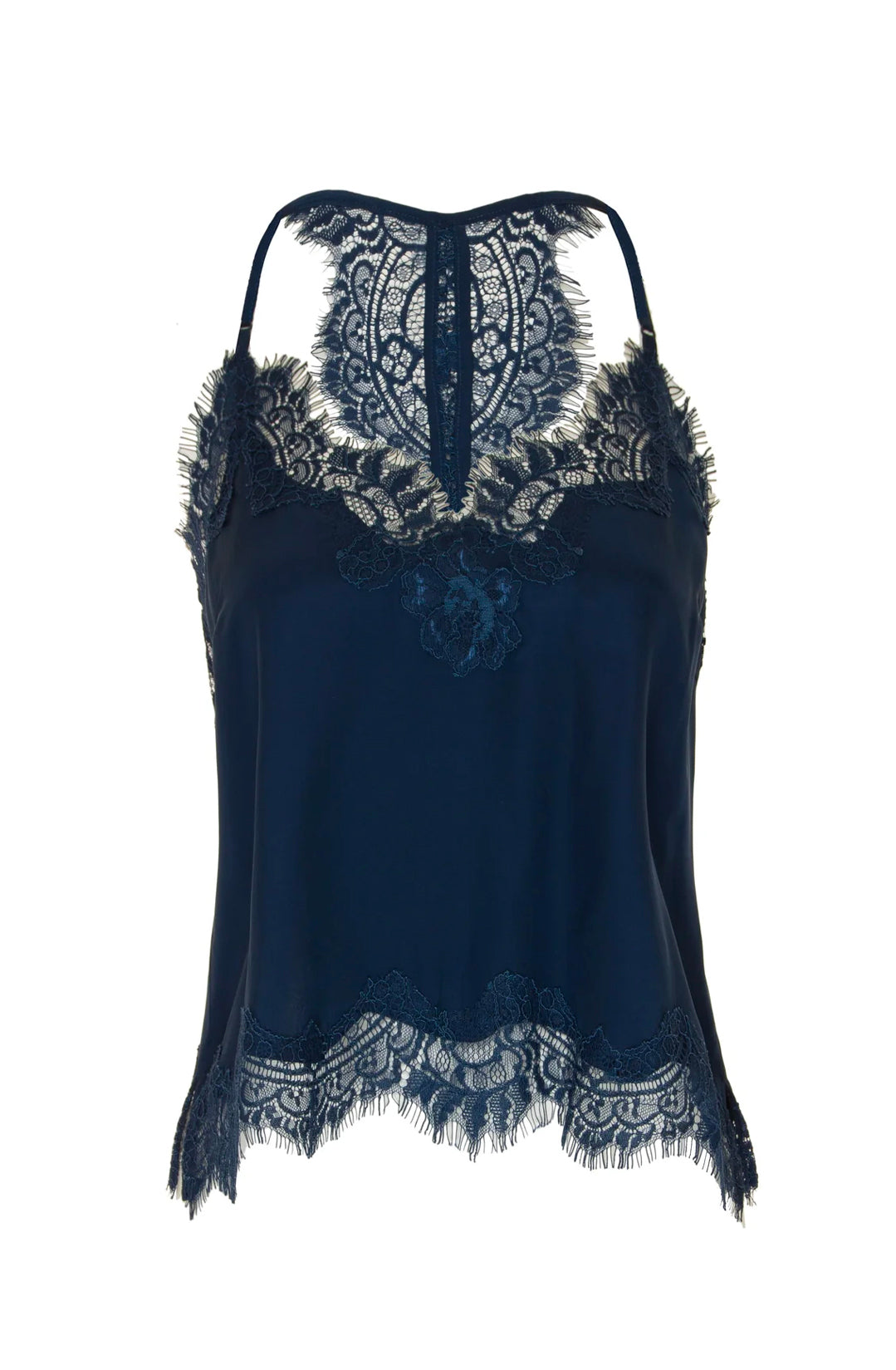 Lucy Crop Cami - Navy by Gold Hawk | 25 South Boutiques