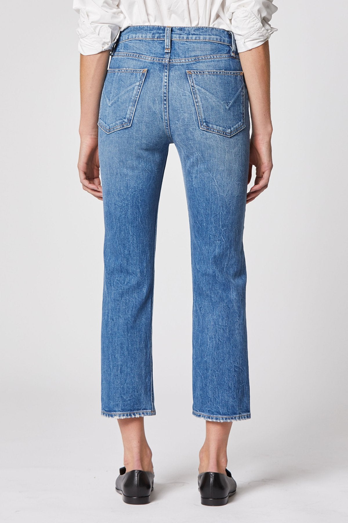 Remi High Rise Straight Cropped Jean - Lullaby by Hudson — alternate view