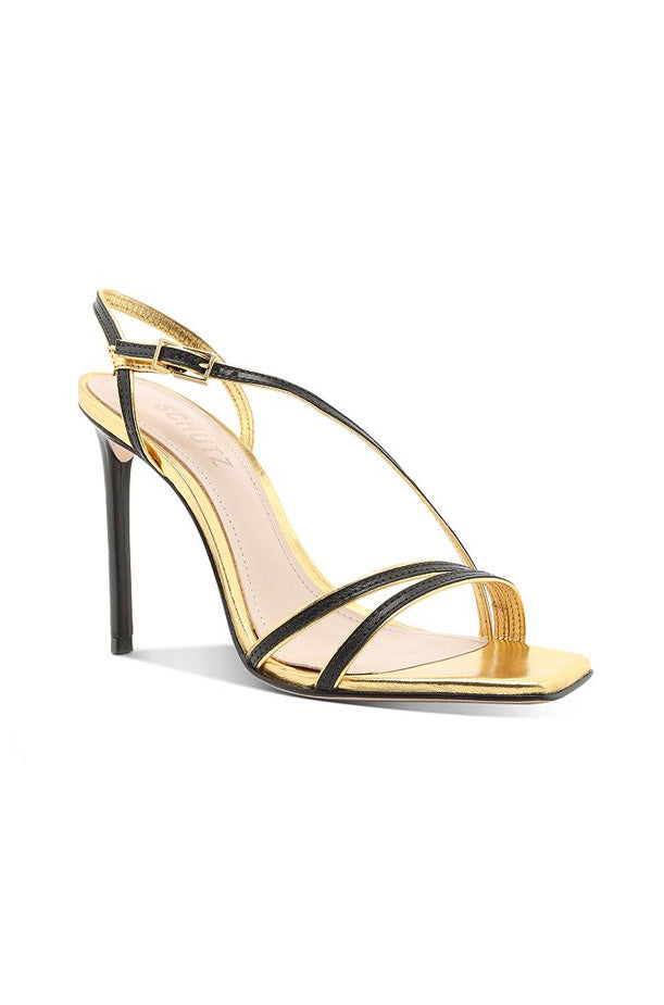 Luna Stiletto - Gold / Black by Schutz — alternate view