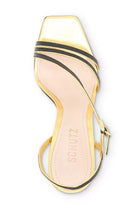 Luna Stiletto - Gold / Black by Schutz — view 3
