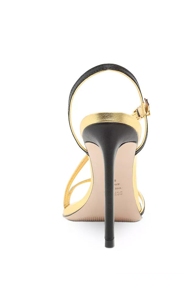Luna Stiletto - Gold / Black by Schutz — view 5