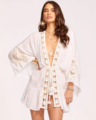 Miriam Coverup Dress - White Lurex by Ramy Brook | 25 South Boutiques