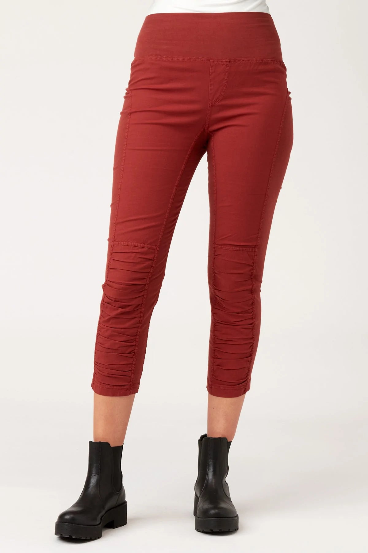 High Waist Jetter - Mahogany Pigment by XCVI | 25 South Boutiques