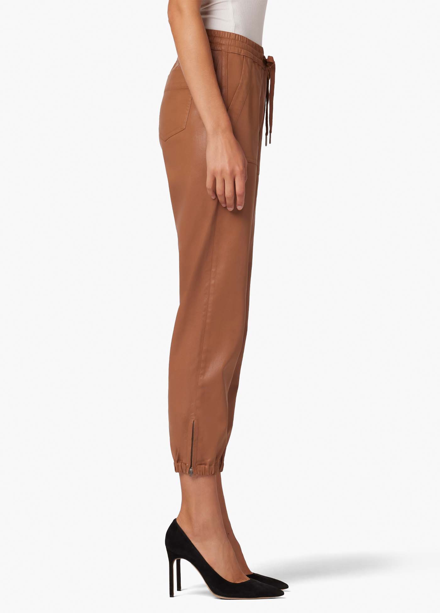 The Sienna Coated Jogger - Maple by Joe's Jeans — alternate view