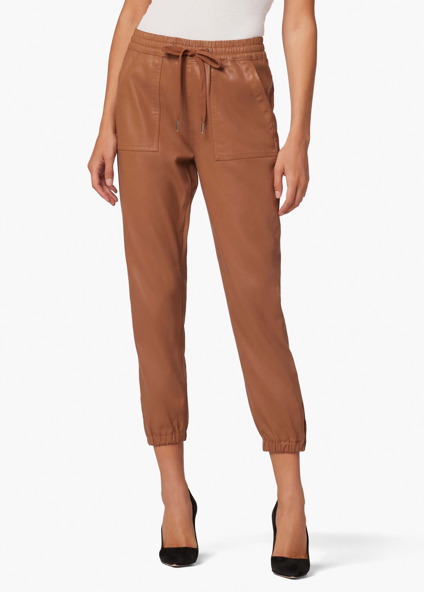 The Sienna Coated Jogger - Maple by Joe's Jeans | 25 South Boutiques