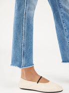Mara Straight Mid Rise - Dark Riviera Frayed by DL1961 — view 7
