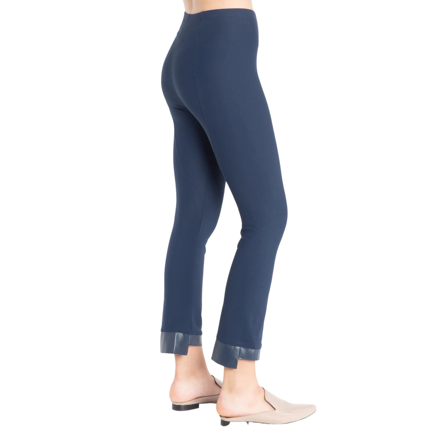 Olga Cropped Flare Pant - Marine by Elaine Kim — alternate view