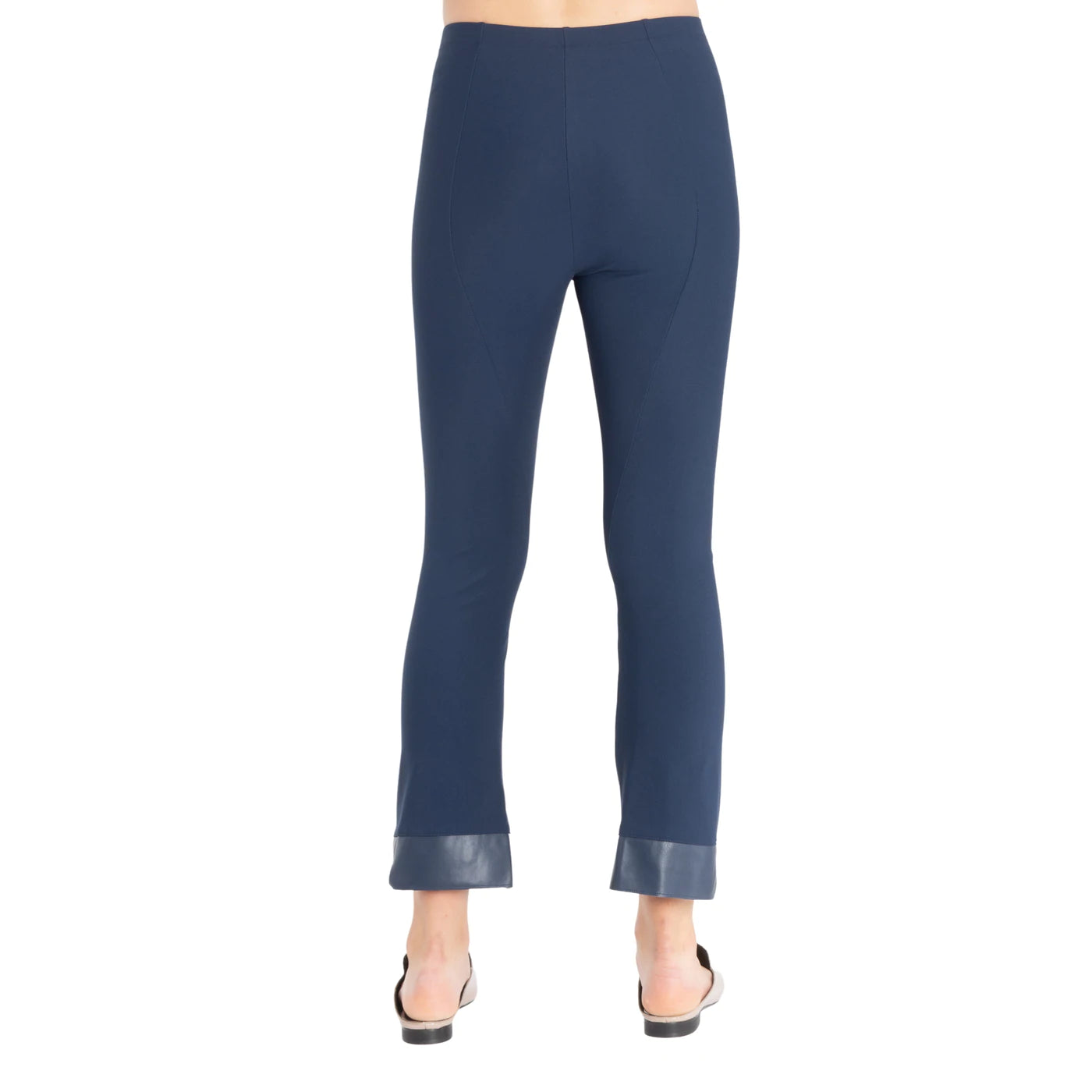 Olga Cropped Flare Pant - Marine by Elaine Kim — view 3