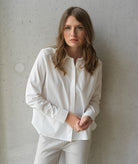 Masami Shirt - Optic White by Hana San — alternate view