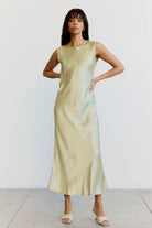 Crush Bias Tank Maxi Dress - Apple by Third Form — alternate view