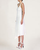 Mazie Racer Back Dress - Pristine by Halston — alternate view