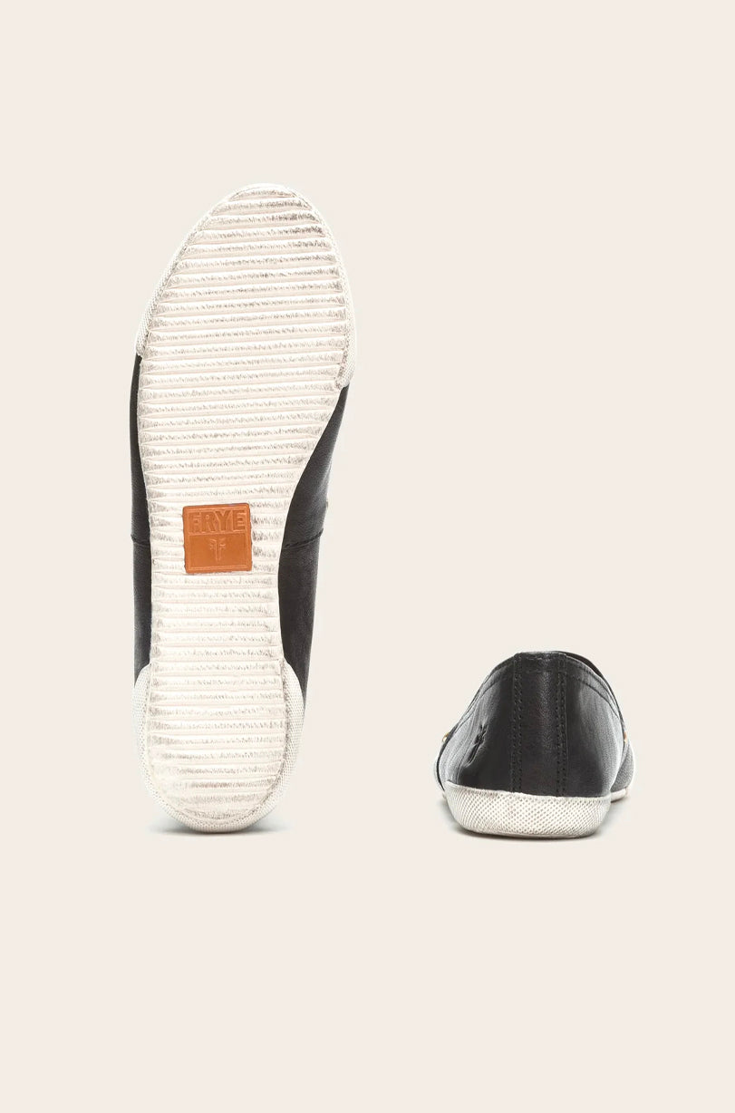 Melanie Slip On - Black by Frye — view 3