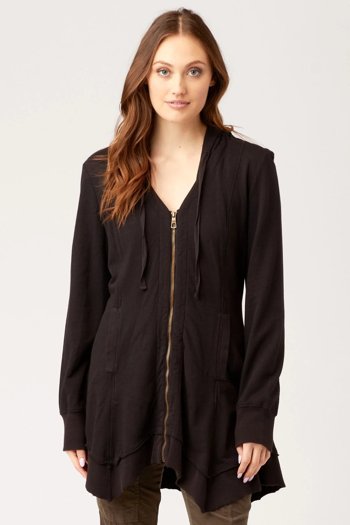 Merchantile Fleece Jacket - Black by XCVI | 25 South Boutiques