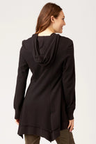 Merchantile Fleece Jacket - Black by XCVI — view 3