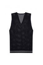 Mesh Pleats Shirt - Black by Issey Miyake — view 5