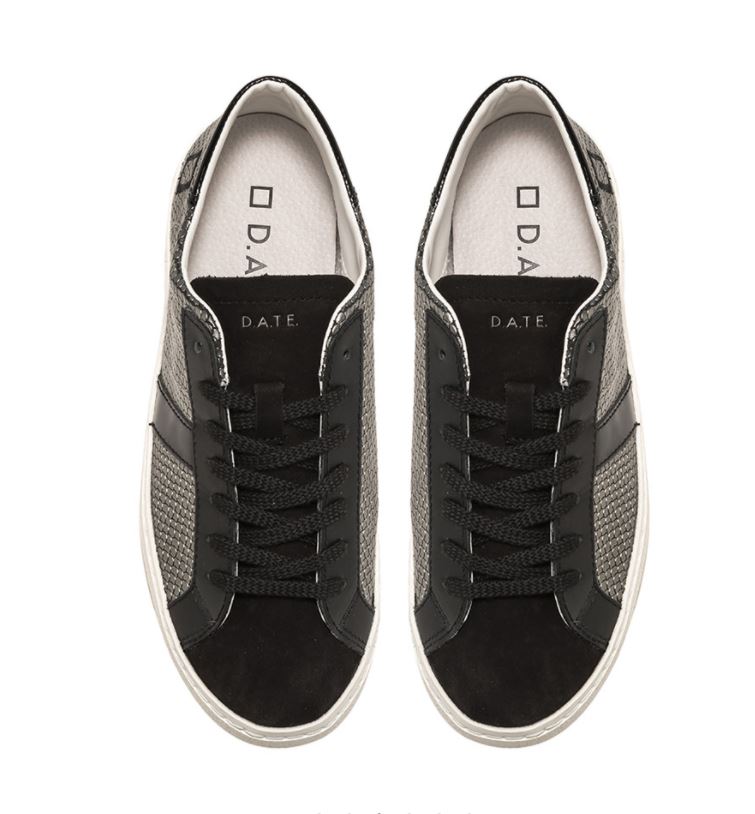 Hill Low Roof Sneakers - Metal Gun by D.A.T.E. — view 3