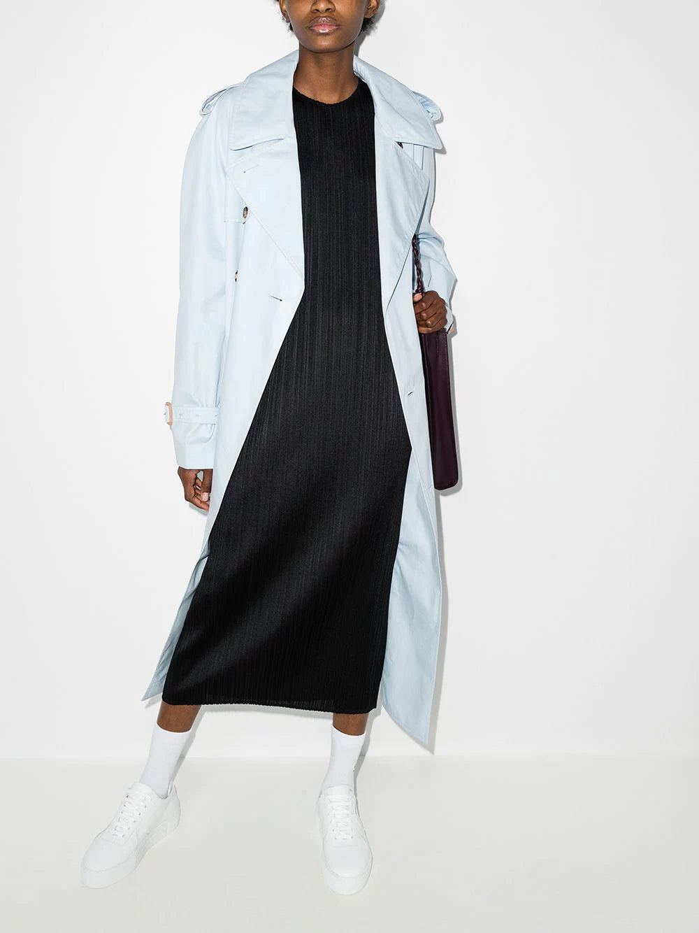 Basics Long Dress - Black by Issey Miyake — alternate view