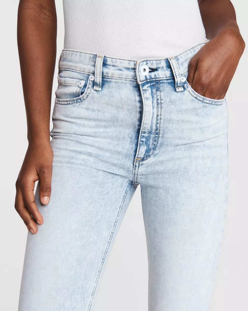 Nina High-Rise Skinny- Mica by Rag & Bone — view 5