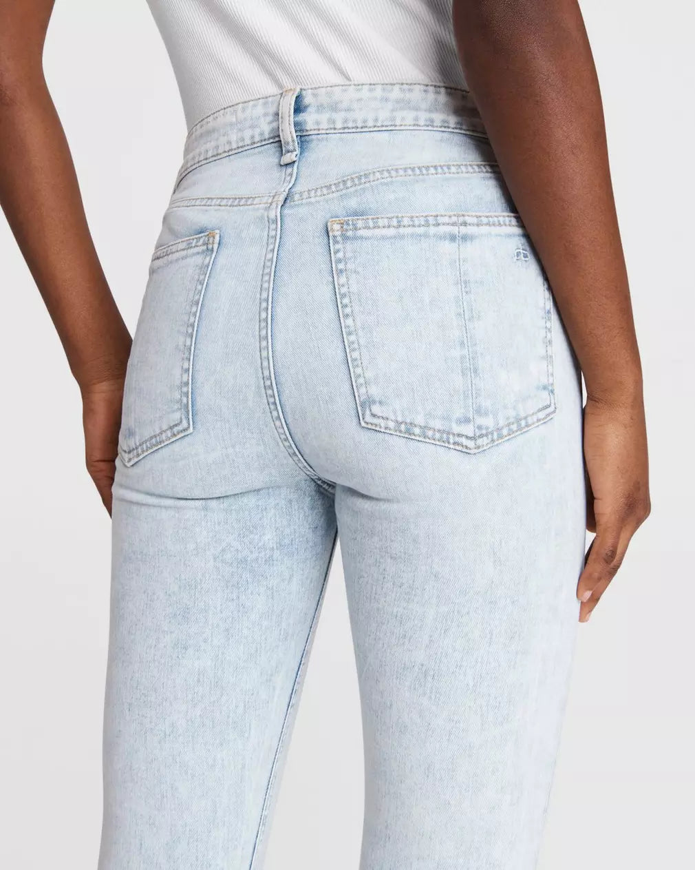 Nina High-Rise Skinny- Mica by Rag & Bone — view 6
