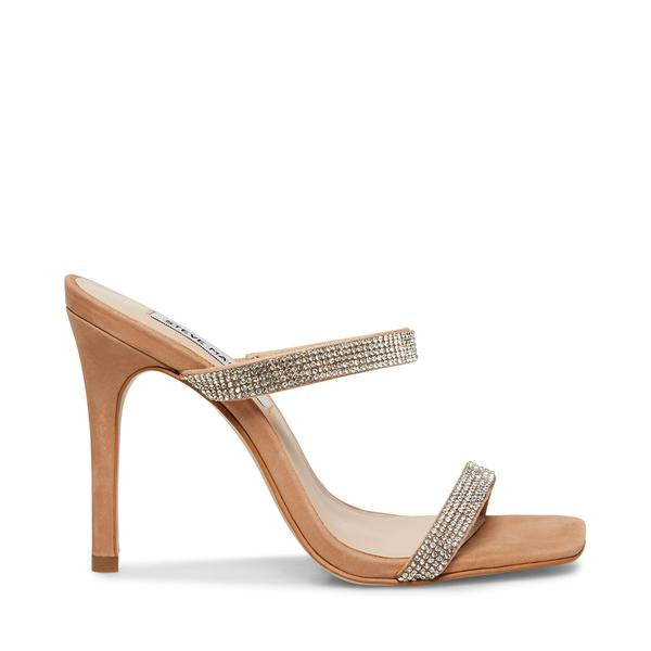 Michelle Nubuck Heel - Camel Multi by Steve Madden — view 3