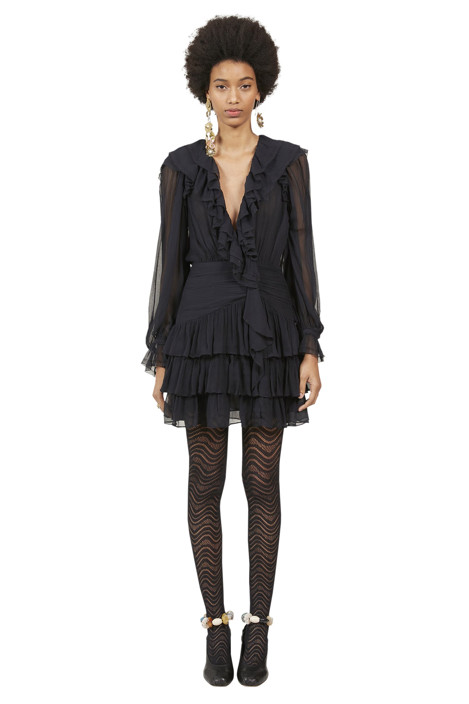 Sara Dress - Midnight by Ulla Johnson — view 4