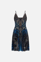 Rouleaux Strap V Neck Mini Dress - Ground Control by Camilla — view 6