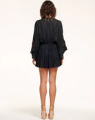 Miriam Coverup Dress - Black Lurex by Ramy Brook — view 4